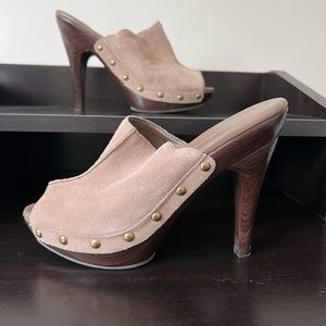 INC International Concepts Tan Size 5 Mules